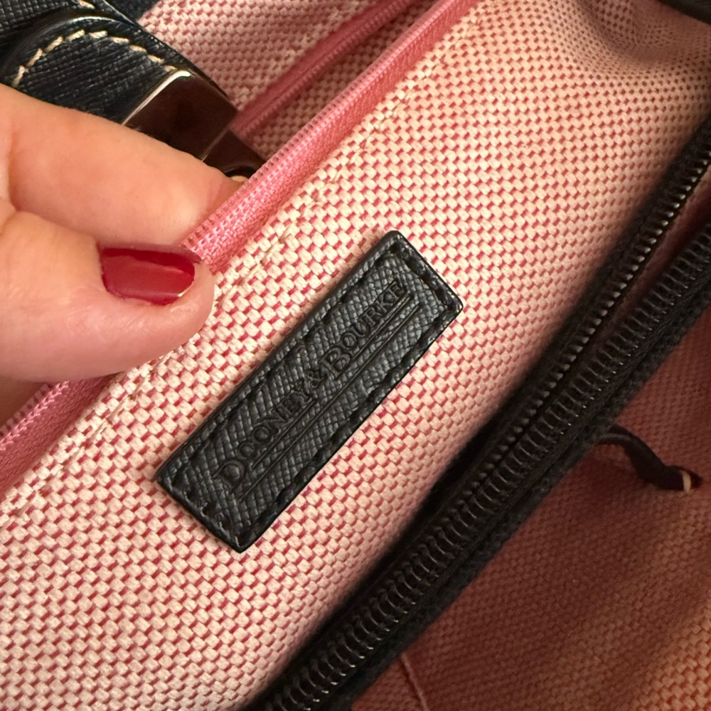 Dooney and Bourke Monogram Double Handle Tote - Picture 3 of 6